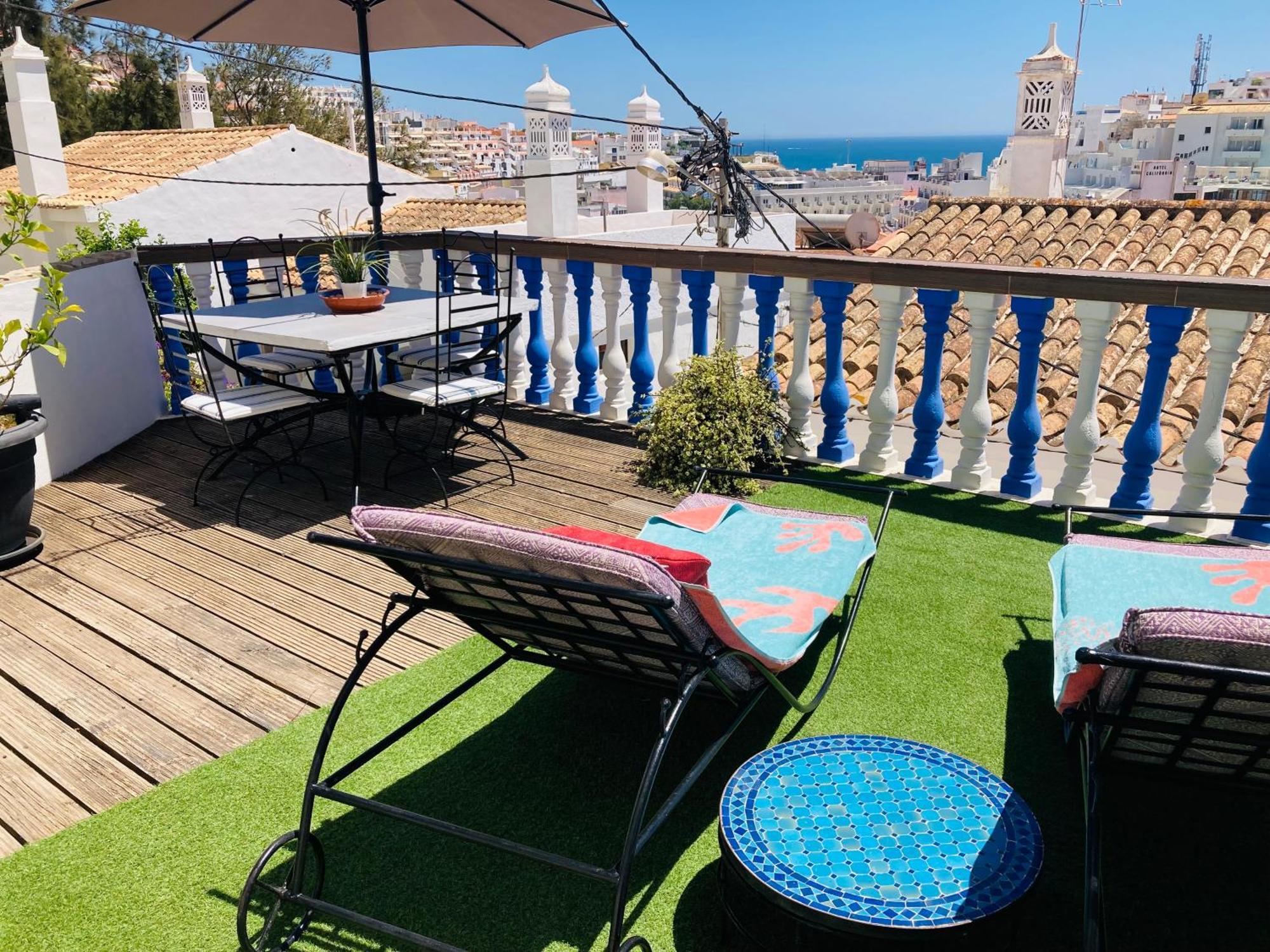 Villa 2Bdr With Sea View, Private Pool Albufeira Luaran gambar
